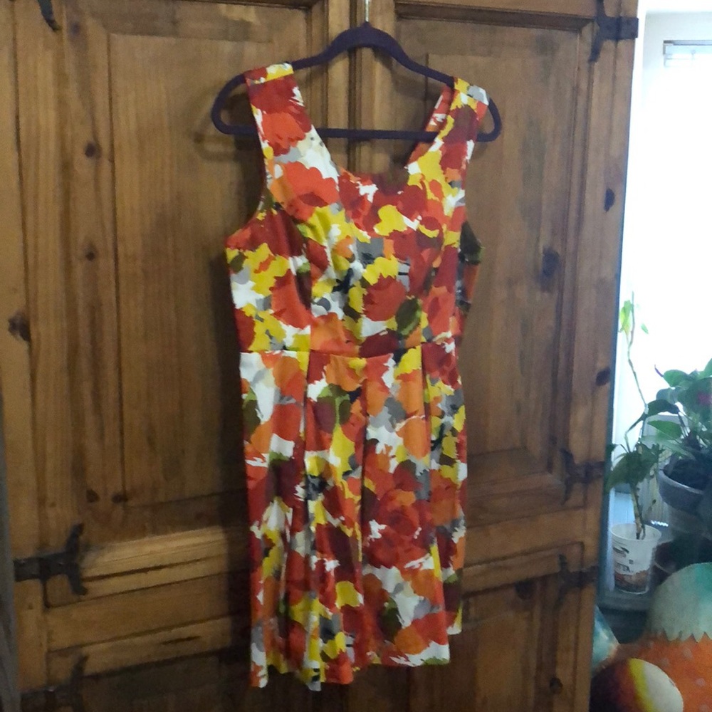 Bright floral summer dress by Ixia.